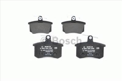 BOSCH 0 986 494 059 - fékbetét ALFA ROMEO AUDI BRILLIANCE FIAT LANCIA ZHONGHUA(BRILLIANCE)