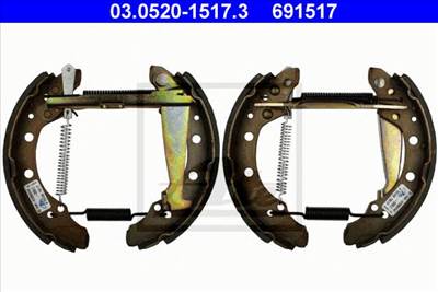 ATE 03.0520-1517.3 - fékpofakészlet AUDI SEAT VW