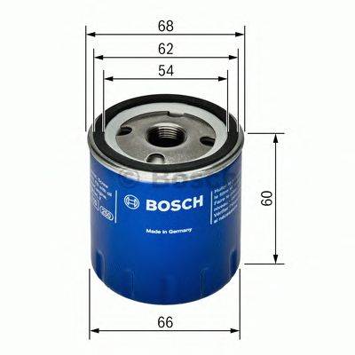 BOSCH 0 451 104 025 - olajszűrő DACIA NISSAN RENAULT