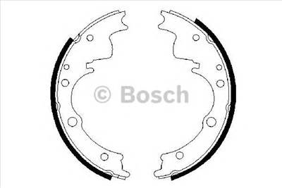 BOSCH 0 986 487 287 - fékpofakészlet ALFA ROMEO IVECO