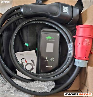 Eladó új 5m Wi-Fi EV töltő Type 2 3 fázis (11KW) 6-16A +táska és fali konzol 