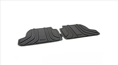 Gyári BMW F20 Allweather tépőzáras fekete hátsó gumiszőnyeg szett 51472210210