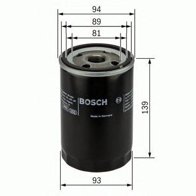 BOSCH 0 451 104 064 - olajszűrő CHEVROLET OPEL