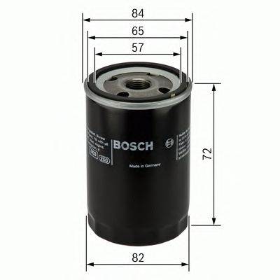 BOSCH 0 986 452 019 - olajszűrő BEDFORD DAEWOO DAIHATSU SUZUKI