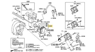 222A0-37025 222A037025 Toyota Altis, Auris, Avensis, C-HR, Corolla, Lexus NX, Premio, RAV4, Verso Valvematic Szelepemelés-Vezérlő (1.6 L 1ZR-FAE, 1.8 L 2ZR-FAE, 2.0 L 3ZR-FAE, 2007–)