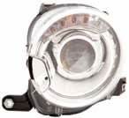 Fiat 500 2007-2025 utángyártott új bal első fényszóró D1S tompított XENON  (motorral) DEPO 52088877