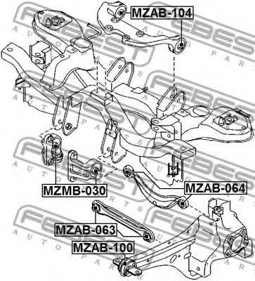 FEBEST MZAB-104 - Csapágy, differenciál MAZDA