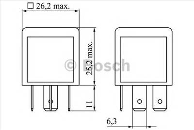 BOSCH 0 986 332 071 - villogó megszakító MG ROVER