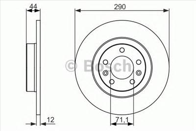 BOSCH 0 986 479 130 - féktárcsa PEUGEOT