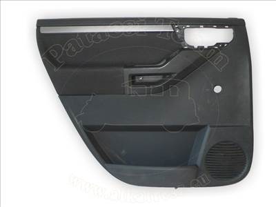 Opel Meriva A 2003-2010 - kárpit, bal oldali hátsó ajtó, fekete, ezüst/fekete díszléccel, -06