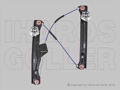 BMW 3 2015-2018 F30/F31 - Ablakemelő motor nélkül, bal első
