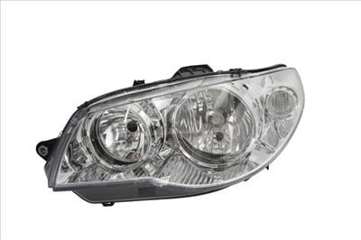 Fiat Albea, Palio, Strada utángyártott új bal első fényszóró 2H7, króm házas (motorral) DEPO 51754472