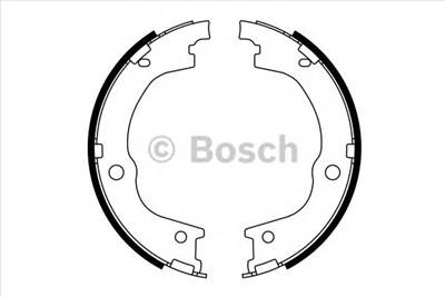 BOSCH 0 986 487 780 - kézifék fékpofakészlet HYUNDAI