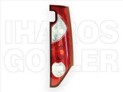 Renault Kangoo 2008-2013 - Hátsó lámpa üres jobb (2 hátsó ajtó)