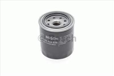 BOSCH 0 986 452 036 - olajszűrő DAIHATSU HONDA ISUZU MAZDA MITSUBISHI NISSAN OPEL ROVER SUBARU VAUXH