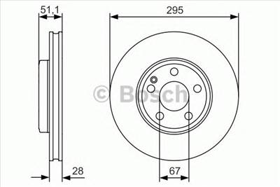 BOSCH 0 986 479 A01 - féktárcsa INFINITI MERCEDES-BENZ