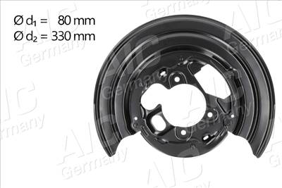 AIC 57838 - terelőlemez, féktárcsa MERCEDES-BENZ VW