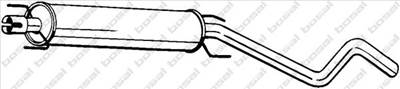 BOSAL 286-473 - középső kipufogó dob OPEL VAUXHALL