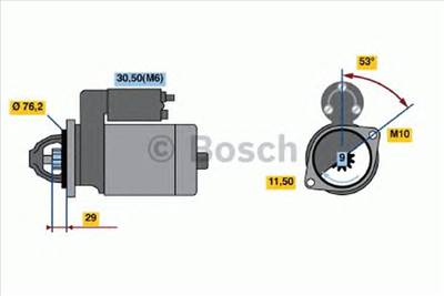 BOSCH 0 986 020 890 - önindító BMW BMW (BRILLIANCE)
