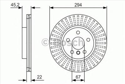 BOSCH 0 986 479 C91 - féktárcsa BMW MINI