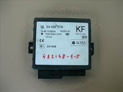 Opel Zafira A 1998-2005 - vezérlőegység, központi zár, kivéve gyári riasztó, jelölés: KF/CL/CE