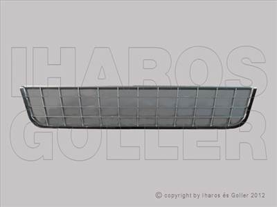 Fiat Linea 2007-2012 - Rács a lökhárítóba közép rész (króm,szürke)