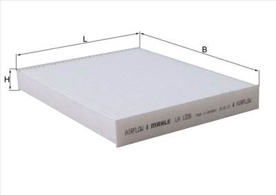 MAHLE LA 1226 - pollenszűrő KIA