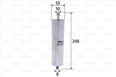 VALEO 587088 - Üzemanyagszűrő AUDI