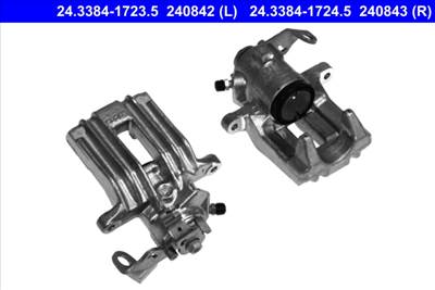 ATE 24.3384-1724.5 - féknyereg AUDI SEAT SKODA VW