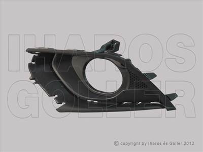 Opel Corsa E 2014-2019 - Rács a lökh. bal, ködlámpás (króm dísz hellyel)