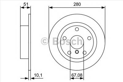 BOSCH 0 986 479 C92 - féktárcsa BMW MINI