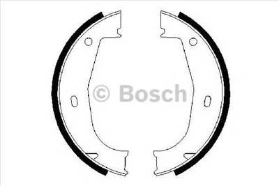 BOSCH 0 986 487 520 - kézifék fékpofakészlet BMW