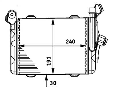 MAHLE CLC 33 000P - Olajhűtő, motorolaj BMW