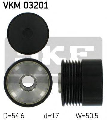 SKF VKM 03201 - generátor szabadonfutó ALFA ROMEO BMW FIAT SUZUKI
