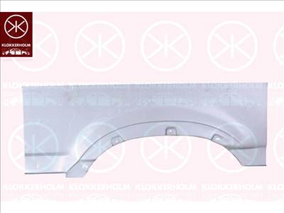 Nissan Primastar 2006-2016 - Hátsó sárvédő felső rész jobb