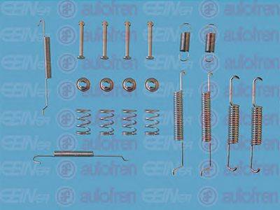 AUTOFREN SEINSA D3867A - tartozék készlet, fékpofa AUDI DACIA MITSUBISHI NISSAN SEAT SKODA TOYOTA VW