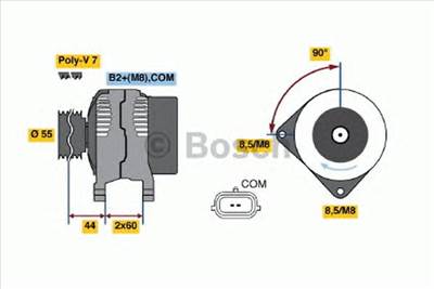BOSCH 0 986 046 440 - generátor RENAULT