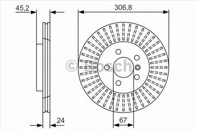 BOSCH 0 986 479 C93 - féktárcsa BMW MINI