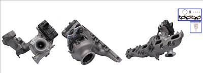 TURBO MOTOR PA54389700008 - turbófeltöltő ALFA ROMEO FIAT JEEP OPEL SUZUKI