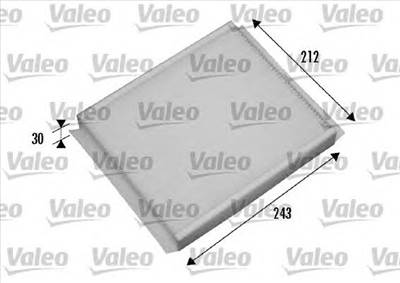 VALEO 698876 - pollenszűrő OPEL VAUXHALL