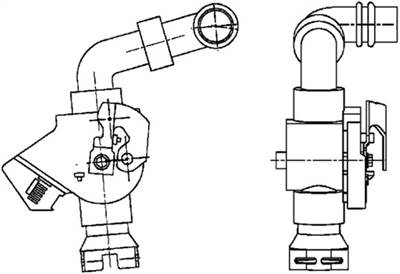 MAHLE CV 2 000P - hűtőfolyadék-szabályozó szelep MAN