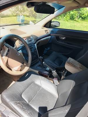Volvo S 80 fekete bőr belső olcsón eladó 