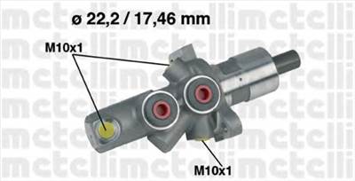 METELLI 05-0175 - főfékhenger MERCEDES-BENZ