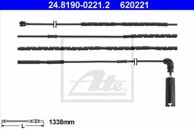 ATE 24.8190-0221.2 - fékbetét kopásjelző BMW