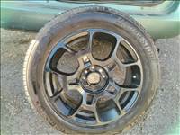  4x100 lyukosztású 16" használt alufelni, rajta 205/60 használt Bridgestone téli gumi gumi 