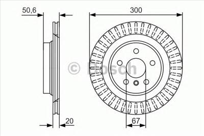 BOSCH 0 986 479 C95 - féktárcsa BMW MINI