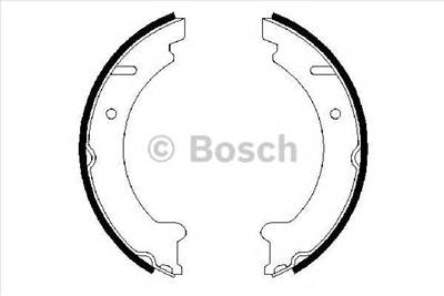 BOSCH 0 986 487 548 - kézifék fékpofakészlet VOLVO