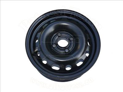 Opel Combo C 2001-2011 - keréktárcsa, acél, 5.5Jx14 ET49, fekete, 14 lyukú: jelölés: RW