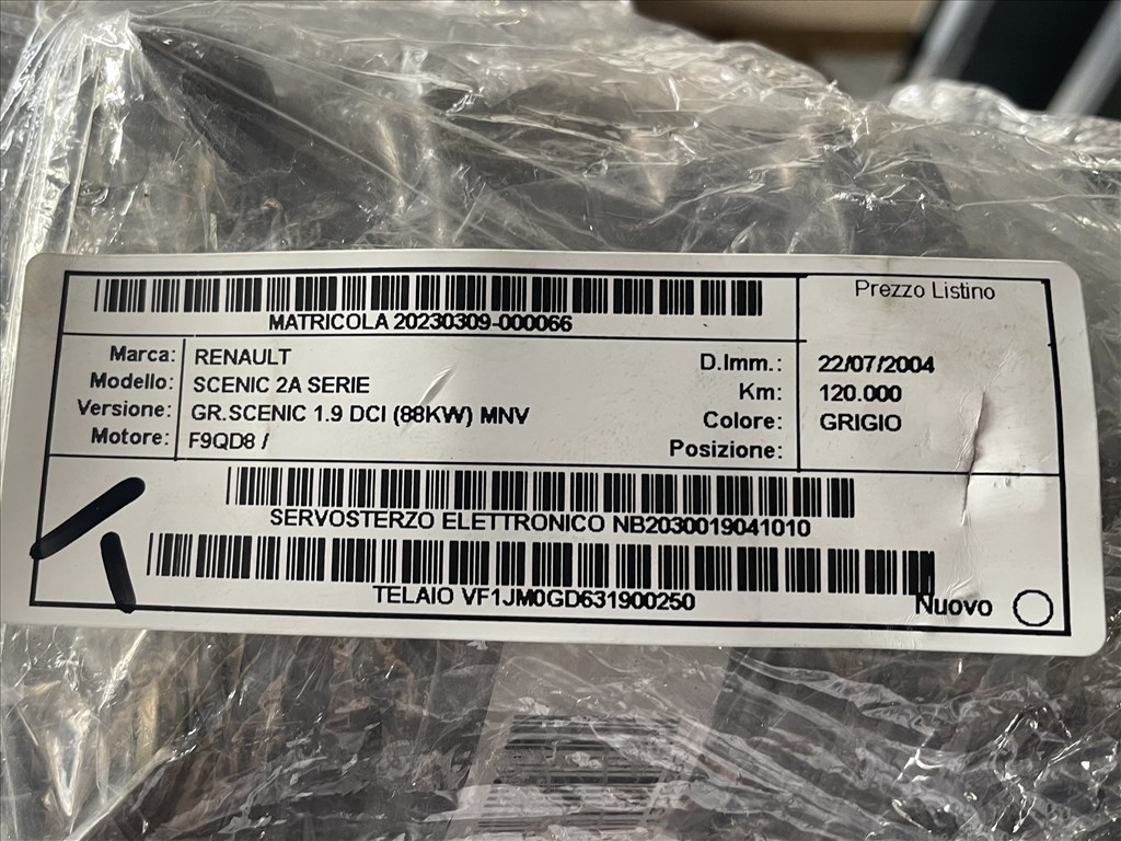 Renault Scénic II Elektromos szervó 820035272 4. kép