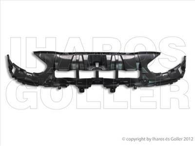 Renault Fluence 2009-2012 - Első lökhárító belső merevítő, műanyag